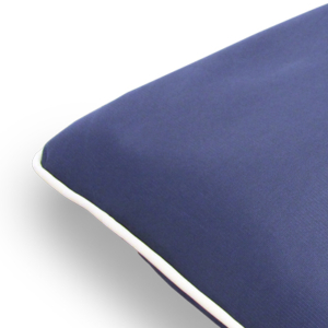 Housse pour coussin - West Coast - Bleu ardoise / Blanc