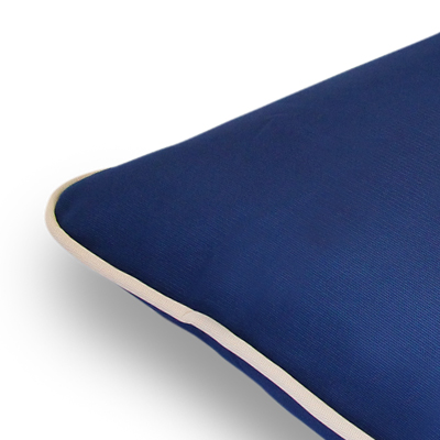 Housse pour coussin - West Coast - Bleu / Beige