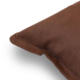 Housse pour coussin - West Coast - Cuir Chocolat