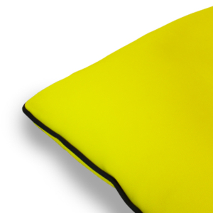 Housse pour coussin - West Coast - Jaune / Anthracite