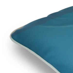 Housse pour coussin - West Coast - Turquoise / Blanc